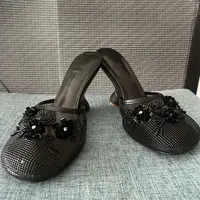 Fashion Women Summer Wedges Mesh Shoes For Woman's Flower Round Toe Slip-On Hollow High Heeled sandals Mujer Party Wedding Pumps - Image 4