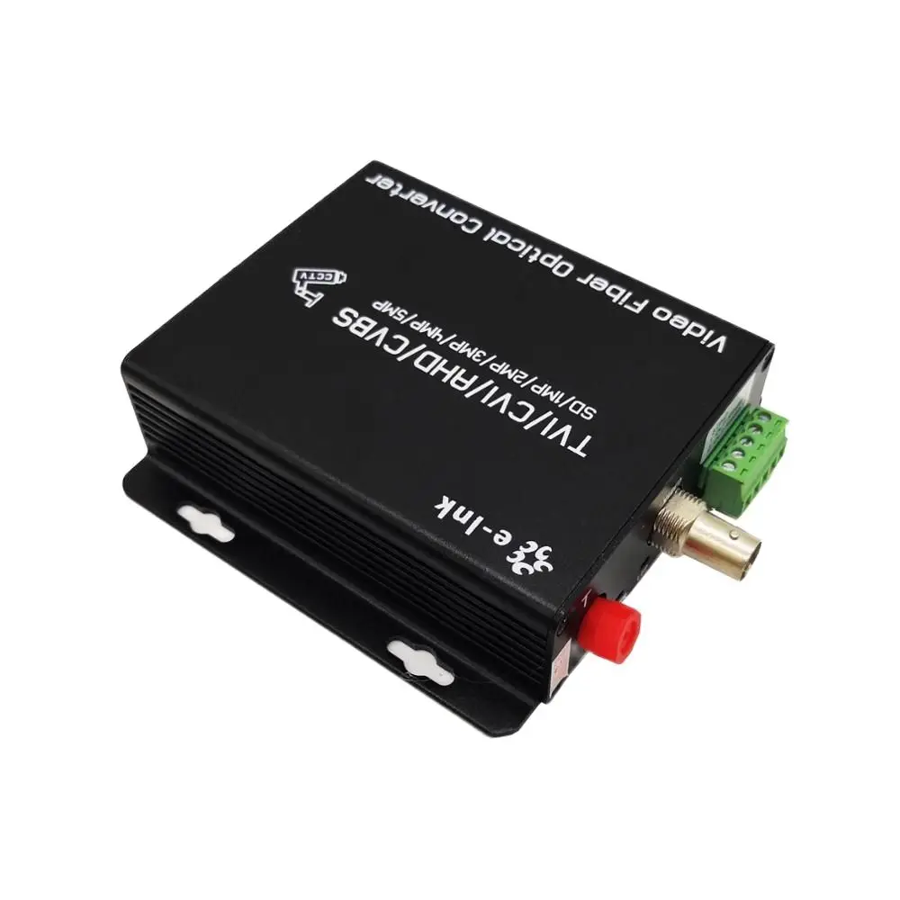 1Ch 5MP HD-AHD/HD-CVI/HD-TVI/CVBS 4-in-1 Video Fiber Converter Single Mode FC 20km | Мобильные телефоны и аксессуары