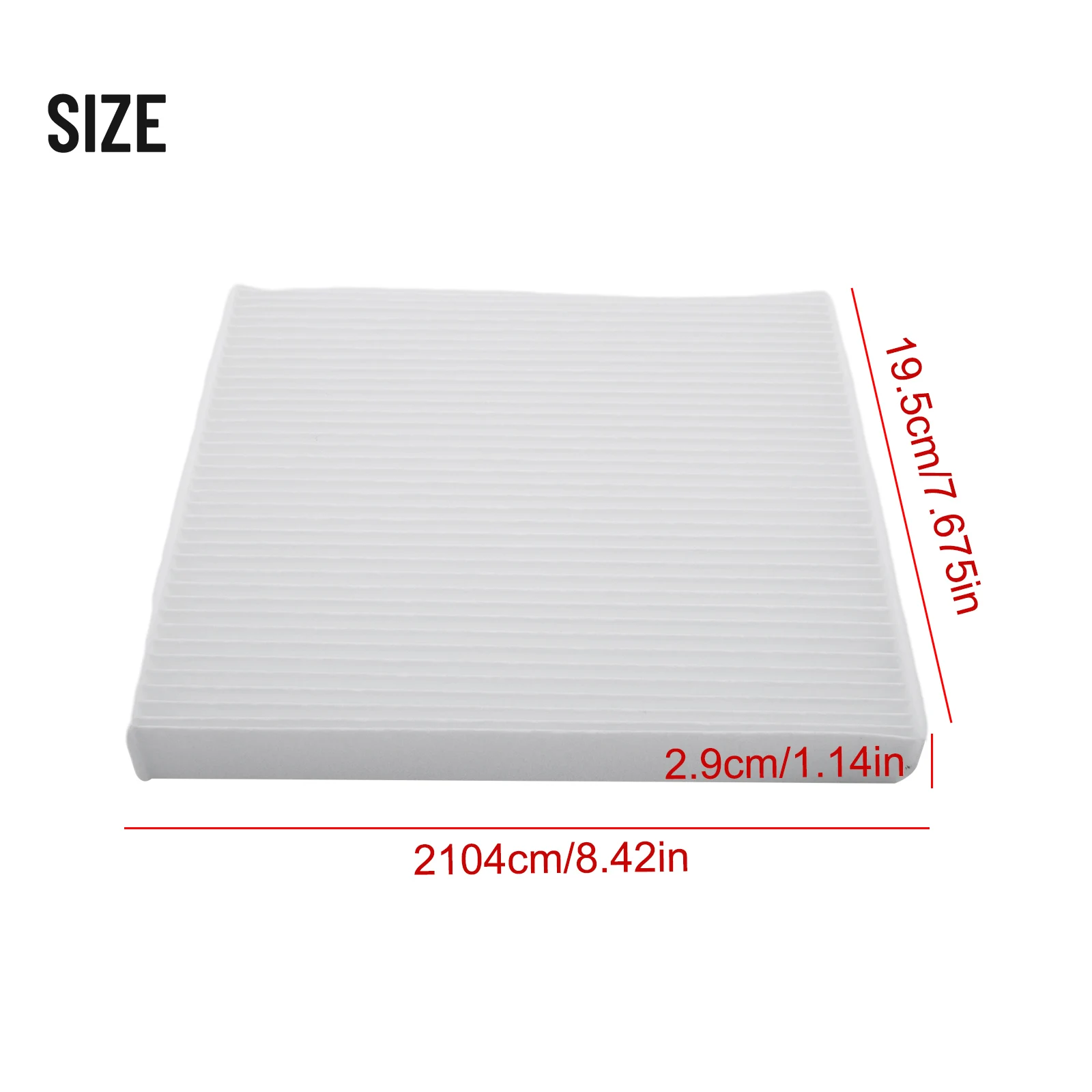 

Car Air Conditioning Cabin Air Filter New A/C CABIN AIR FILTER Fit For Toyota Cars For COROLLA 2019-2007 For 4RUNNER 2019-2009