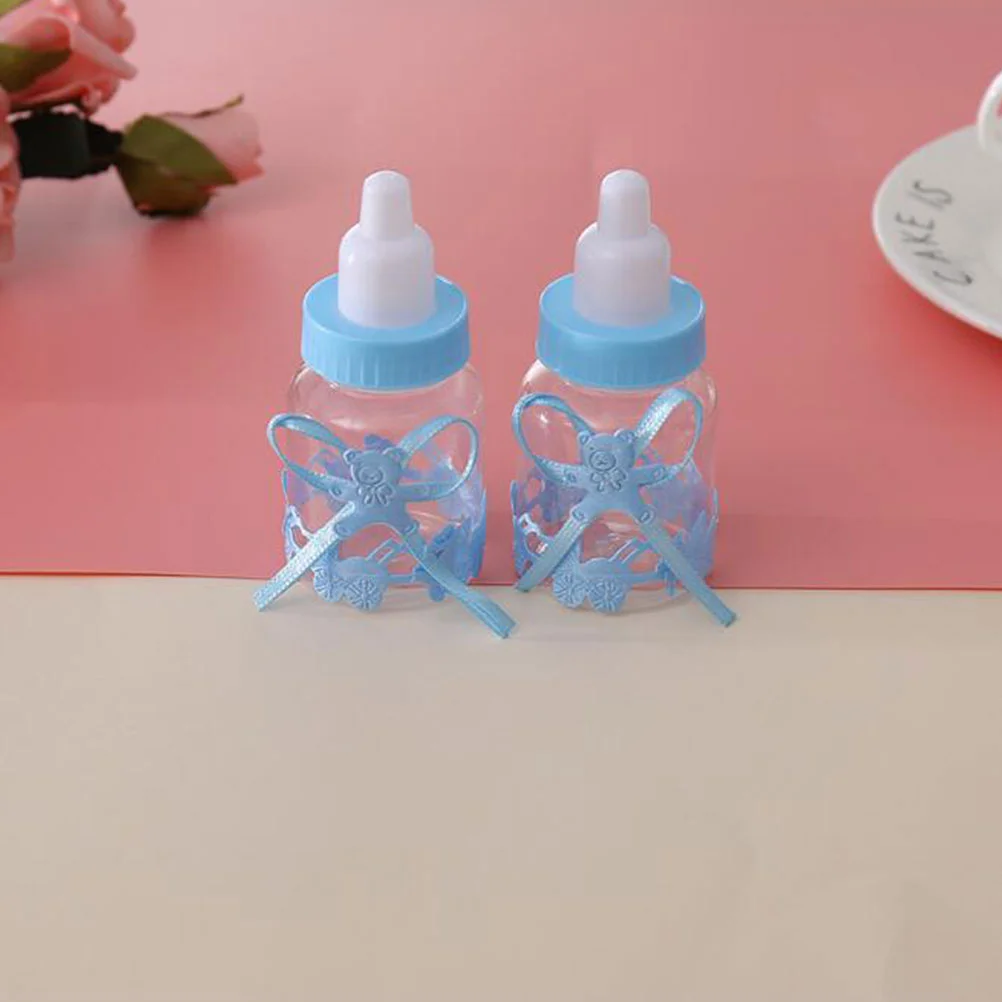 

Baby Bottle Shower Favors Candy Box Decoration Mini Plastic Containers Christmas