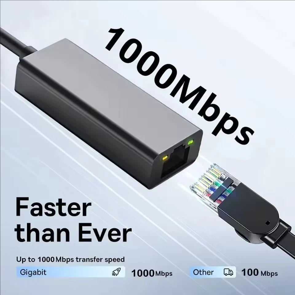 รูปสินค้า อะแดปเตอร์ USB-C 1000Mbps ถึง RJ45