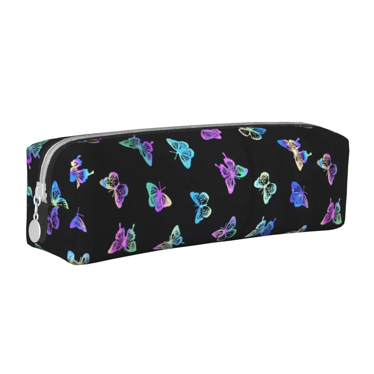 

Butterfly Colorful Pencil Cases Fun Pen Holder Bag Kids Big Capacity Students School Gifts Pencilcases