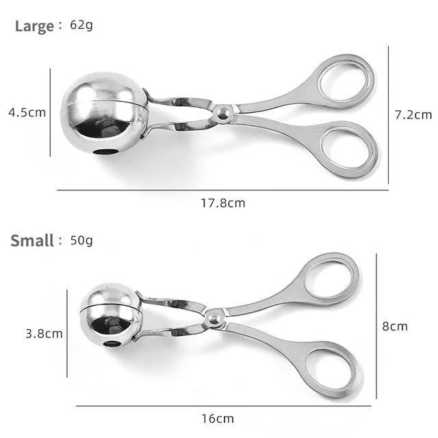 Nyomás Húsgombóc -Készítő Rozsdamentes Acél -Klip Sült Hal Készítése Artifac Készítsen Formákat Konyhai Szerszámok - Image 6