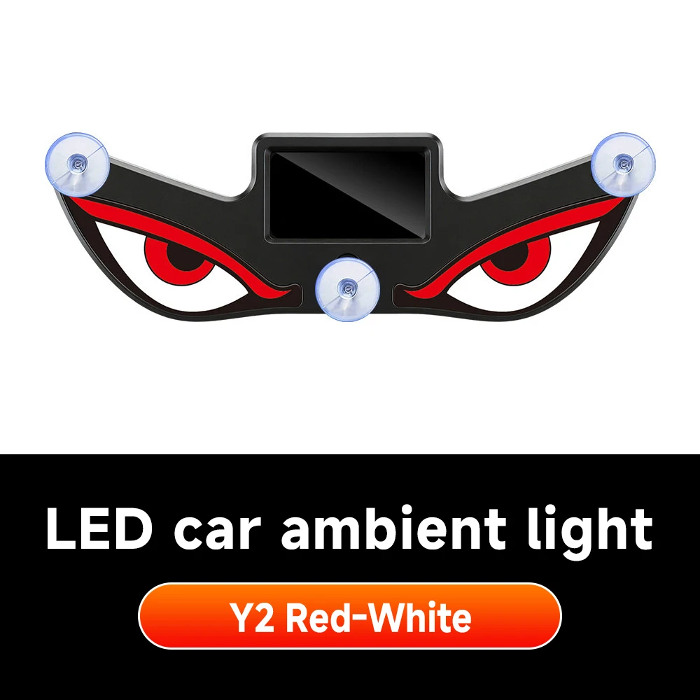 Car Solar-Powered Devil Eye Warning Light - Wireless Installation