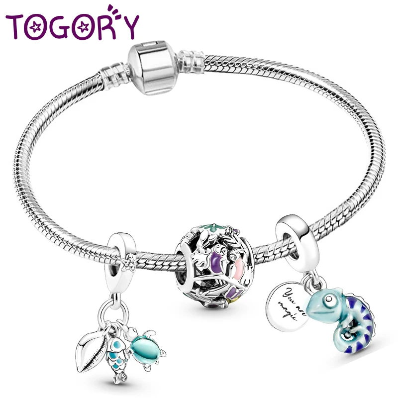 Charm Silver Bracelets Gifts Chameleon Charm Bracelets Bracelet