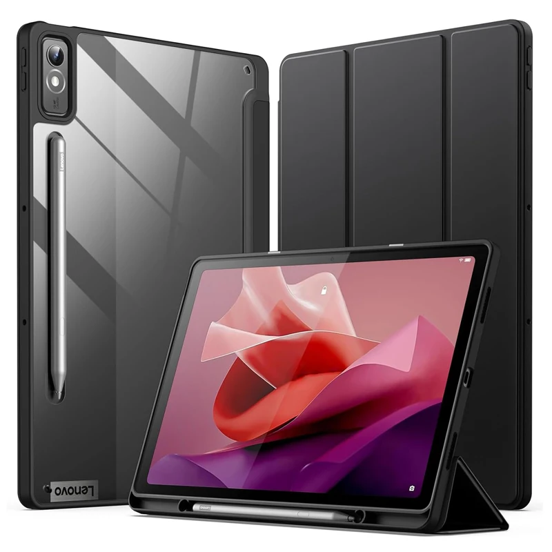 12.7-inch Tablet Case with Pen Holder and Acrylic Cover