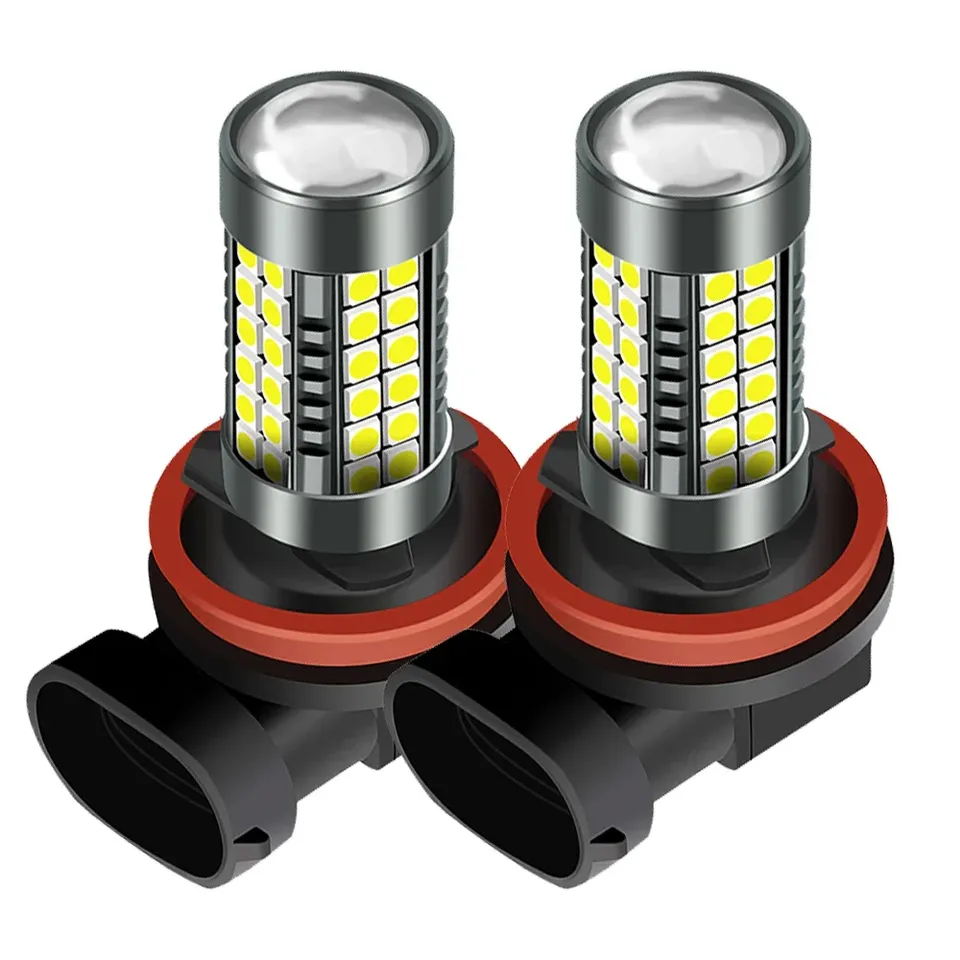  2x H8 H11 LED HB4 9006 HB3 9005 H16 eu 5202 PS19W PSX24W 2504 P13W PSX26W Fog Lights Bulb 3030 Chips Car Driving Running Lamp 