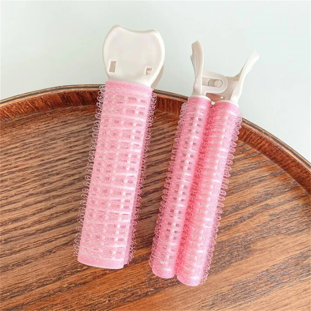 2pcs Hair Root Fluffy Clip Air Bangs Curler For Women Self-adhesive Hair Rollers Magic Curling Bangs Clips Hair Curlers Rollers