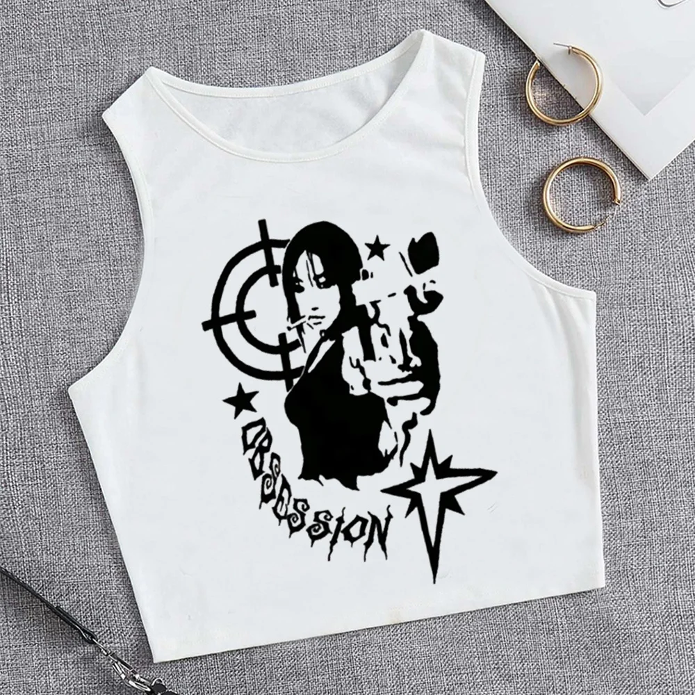 

Y2k Baby Tee graphic streetwear vintage crop top girl manga cute graphic yk2 tee t-shirts