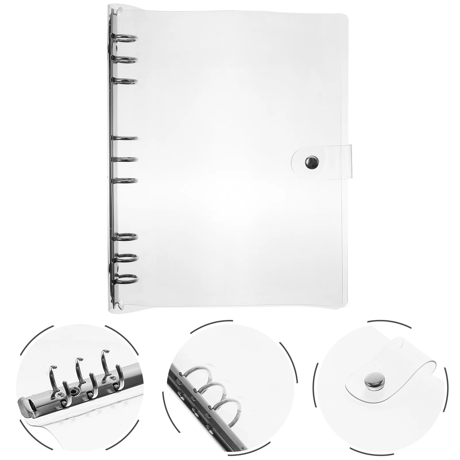 Book Case Blinder Cover File Folder Note Pad A4 Notebook Shell Scrapbook  Binder Ring - AliExpress