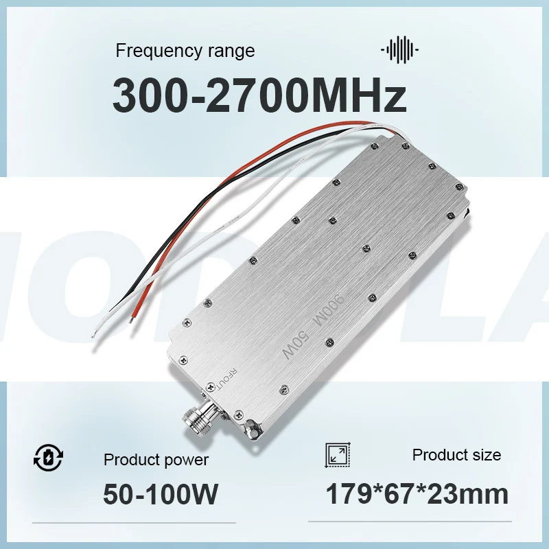 Module N connector 50W-100W with circulator Support frequency bands