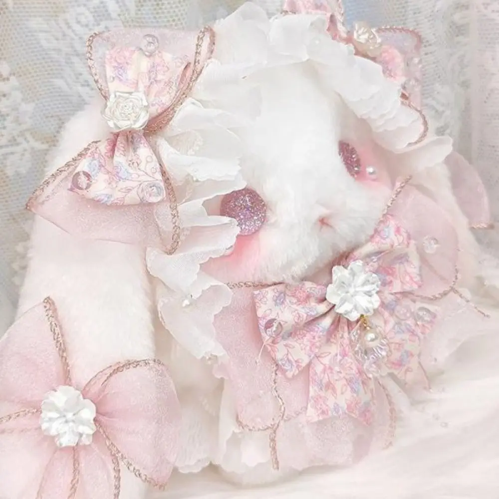 Kawaii Bunny Plush Bag Lolita Sweet Shoulder Bag Princess Long-eared Rabbit Crossbody Bags