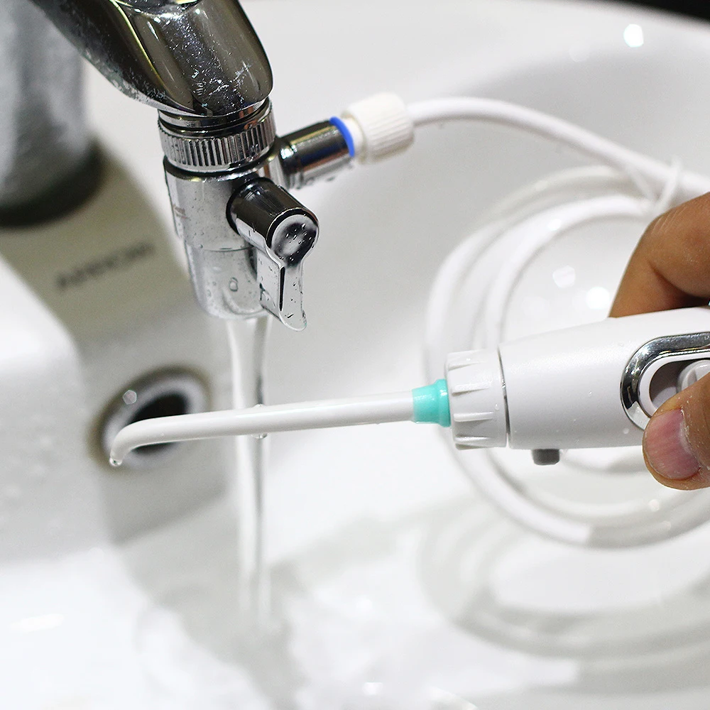 limpeza dentes palito flosser dental irrigador implementos