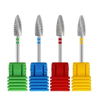 ECO Economy Carbide 6.0 Corn milling cutters removel gel polish varnish Nail Drill Bit best quality C M F XF 1