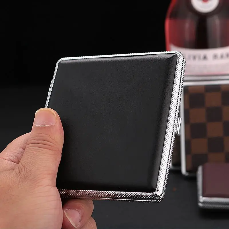 Louis Vuitton Cigarette Case Lighter  Leather Cigarette Lighter Case -  Portable - Aliexpress