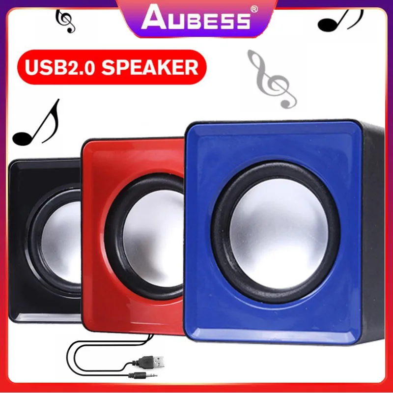 

USB Wired Speaker Portable Mini Speaker Stereo Sound Surround Loudspeaker With USB Cable 3.5 Jack Speaker For PC Computer Laptop