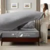 Bedsure Queen Comforter Set Grey - Bed in a Bag Queen Size 7 Pieces, GentleSoft™ Pintuck Bed Set Gift for Family 5