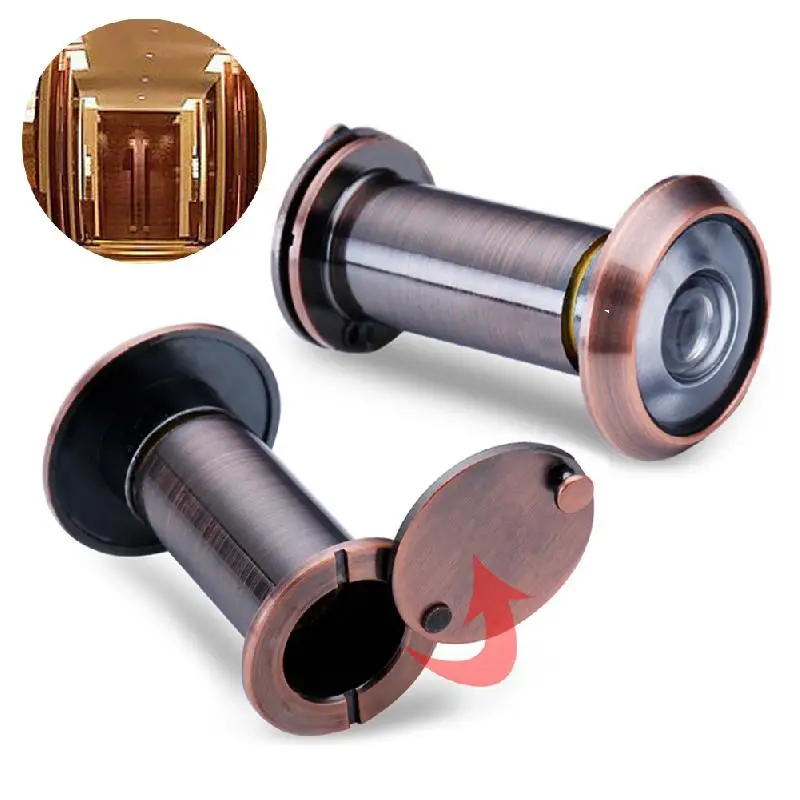 Door Viewer 200 Degree Wide Angle Security Peephole with Rotating