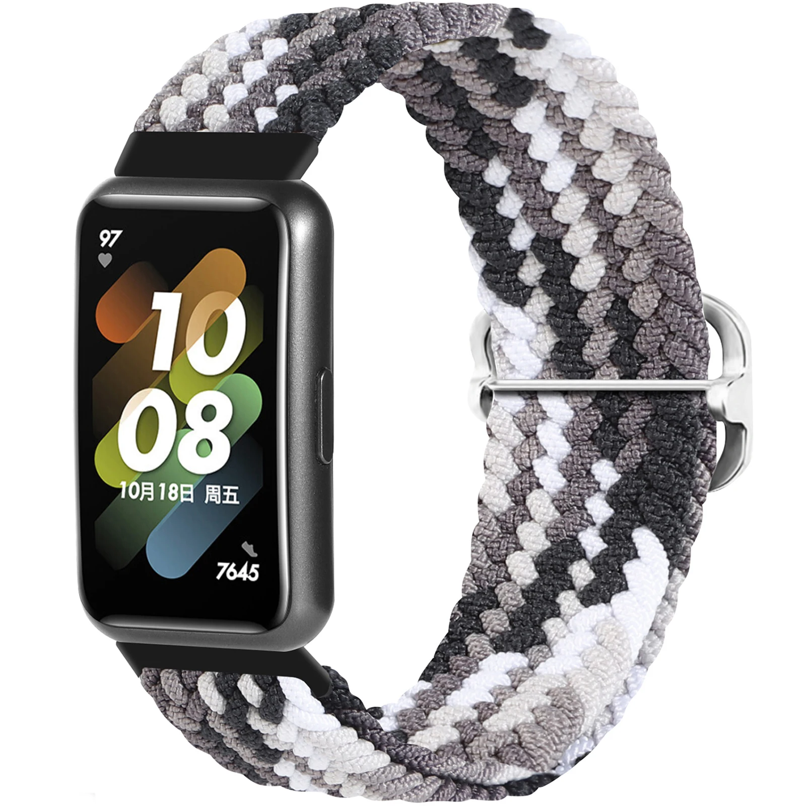 Adjustable Nylon Elastic Braid Straps For Huawei Watch Band 7 Band7 Smart Wristband Belt For