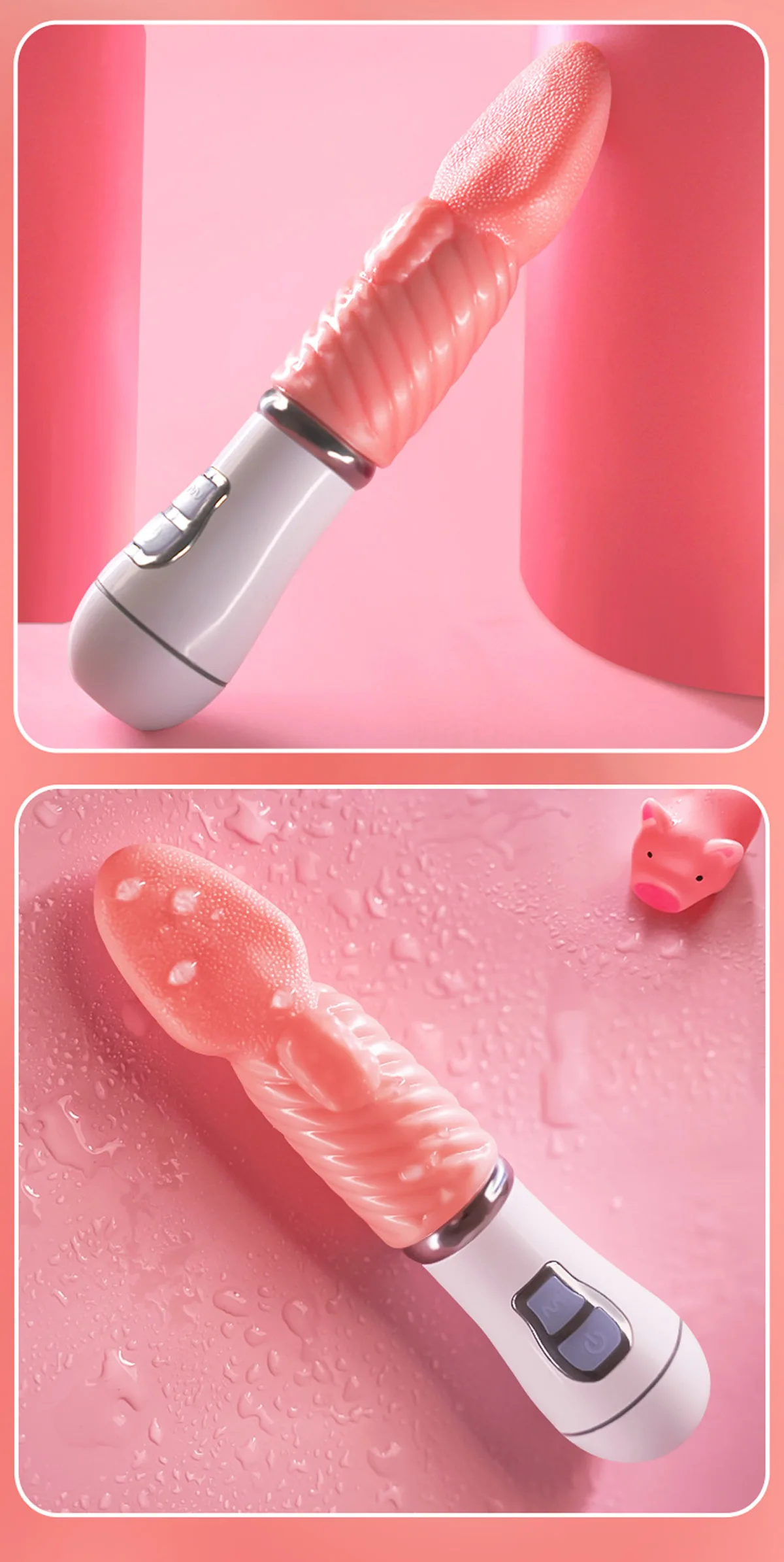 Long Tongue Vibrator For Women Clitoris Stimulator Tongue Licking Vagina Masturbator G Spot Massager Sex Toys Adult Products