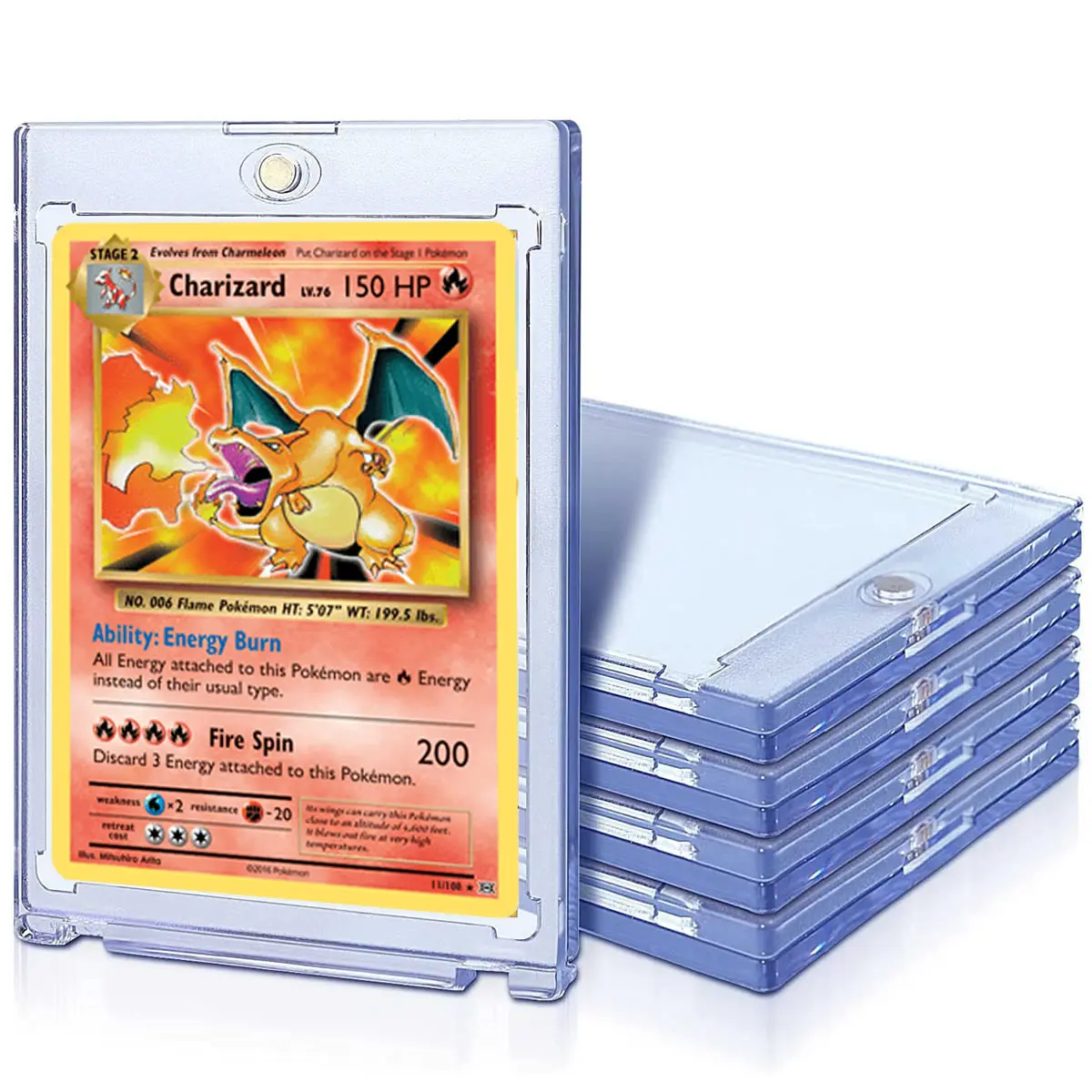35pt Card Holder Cards Pokemon Cards Protectors Hard Plastic