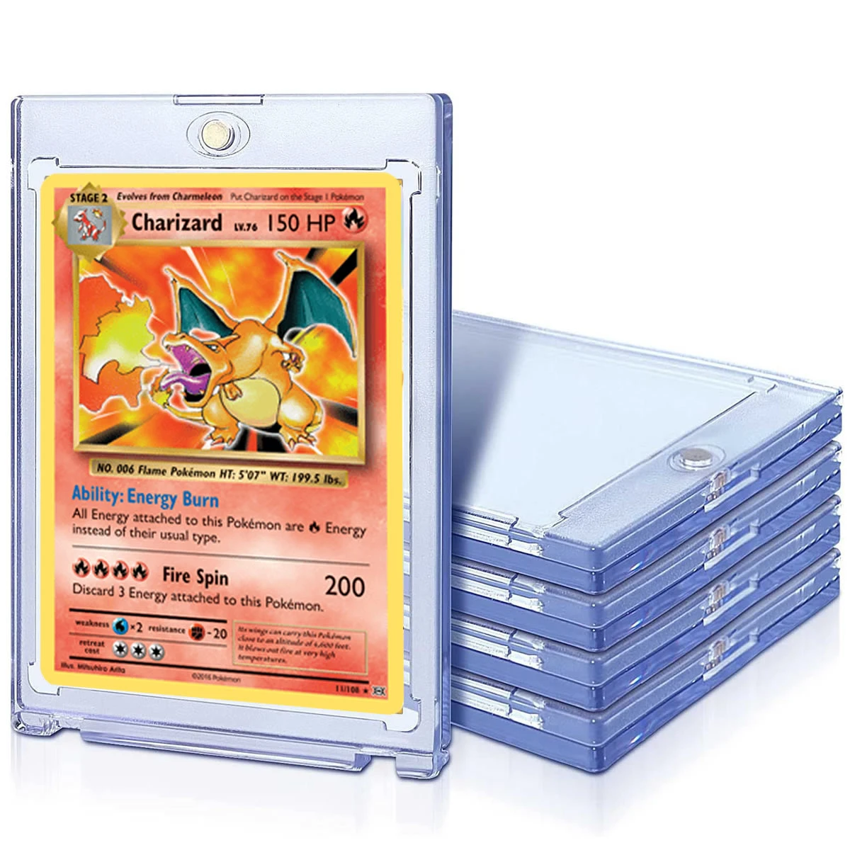 35pt Card Holder Cards Pokemon Cards Protectors Hard Plastic