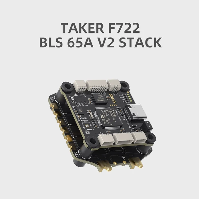 GEPRC TAKER F722 BLS 60A 65A 80A V2 STACK 4IN1 ESC Flight Controller Data Analyze Record Flight Data Plug Play Racing FPV Drone 2