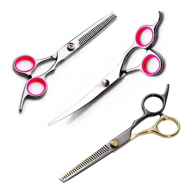 6"Stainless Steel Pet Dogs Grooming Scissors Up Down Curved Shears Sharp Edge Animals Cat Hair Cutting Barber Hairdressing Tools dog grooming scissors,dog grooming scissors kit