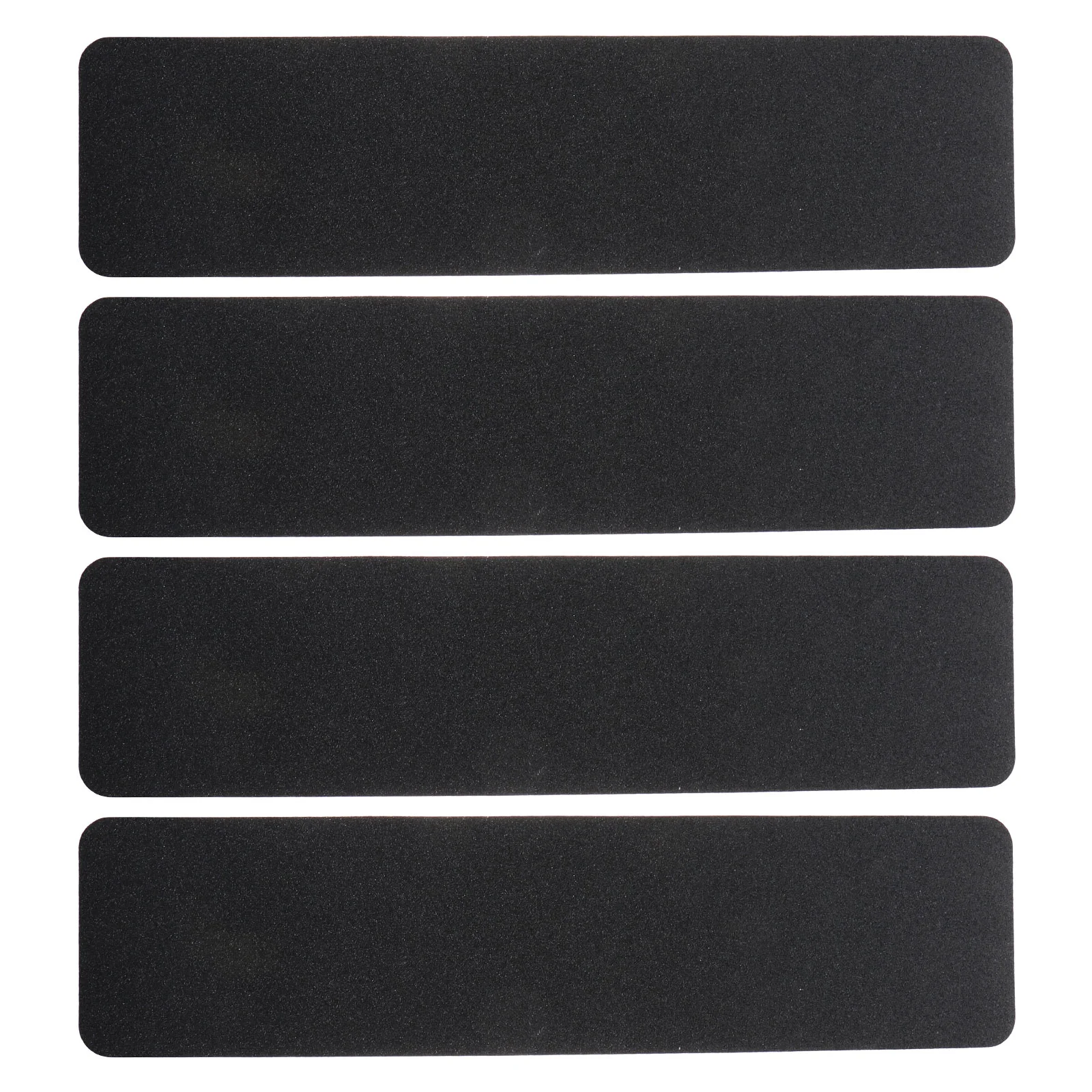 

4 Pcs Anti-slip Strip Indoor Outdoor Rugs Stickers Traction Non Slippery Stair Grip Black Tape Non-Skid