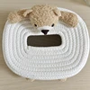 Cotton Rope Desktop Tissue Box Holder Convenient Desk Accessory Tissue Box Animal Themed Paper Storage Container 3