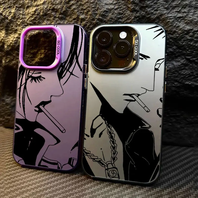 Japanese Anime NANA Coque For Apple iPhone 16e 16 14 15 13 11 Pro Max Case 15 Plus 12 13 Mini 16e Shockproof Phone Cover Nanas