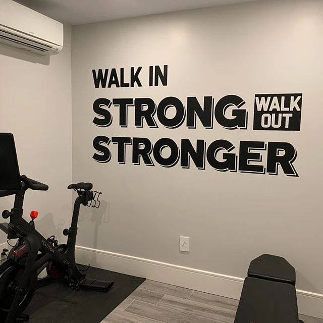 Gym Decor Ideas Home Gym, Be Stronger Than Your Excuses, Exercise ...