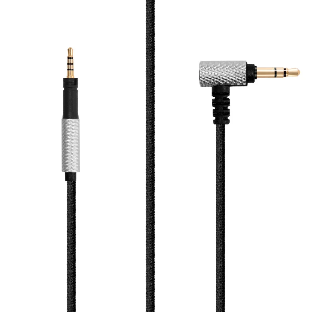 Replacement OFC 3.5mm Braided Cable Extension Cord For Sennheiser Momentum 4.0 3.0 2.0 1.0 4 3 2 1 HD1 Over On Ear Headphones