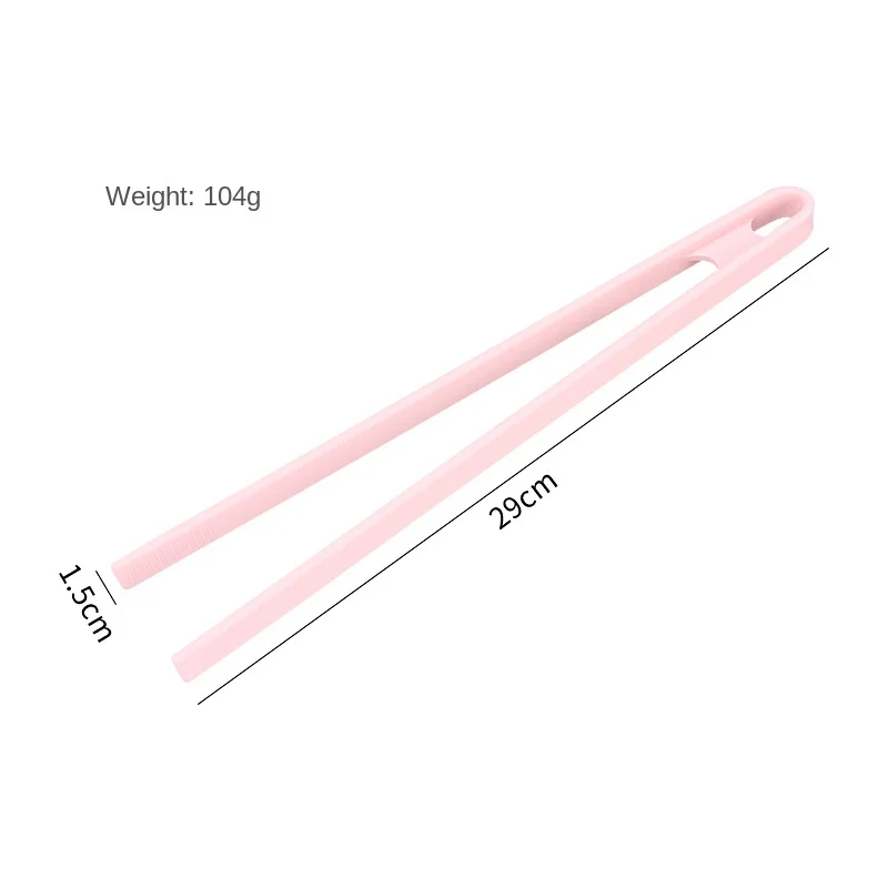 Silicone Tongs Food Toast Trivet Kitchen Non-slip Cooking Clip Clamp BBQ Salad Tools Grill Accessories