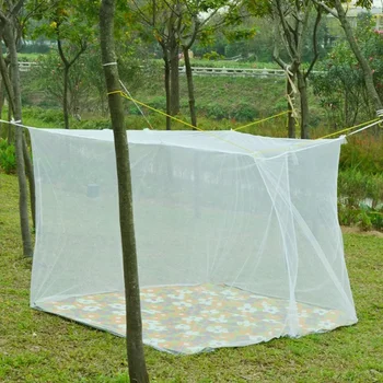 Grande Moustiquaire de Camping Blanche, Portable, pour Voyage, Tente Verte d'Insectes, Nik, Chambre à Coucher 1