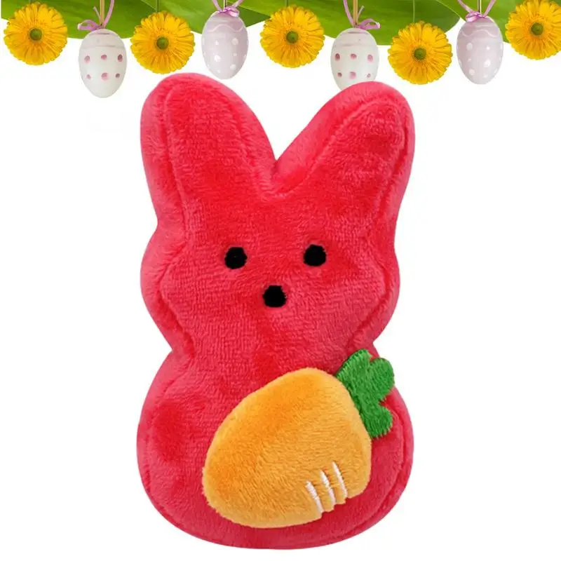 

Easter Stuffed Animals Rabbit Doll Bunny Plush Plush Toy Cute Stuffed Doll Bunny Plushie 4.7 Inch With Carrot Plush Rabbit