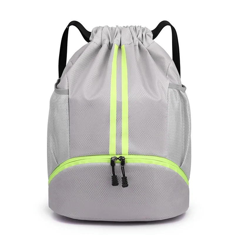 Basketball Swimming Dry Wet Separation Storage Sports Backpack Training Fitness Strap Drawstring Backpack