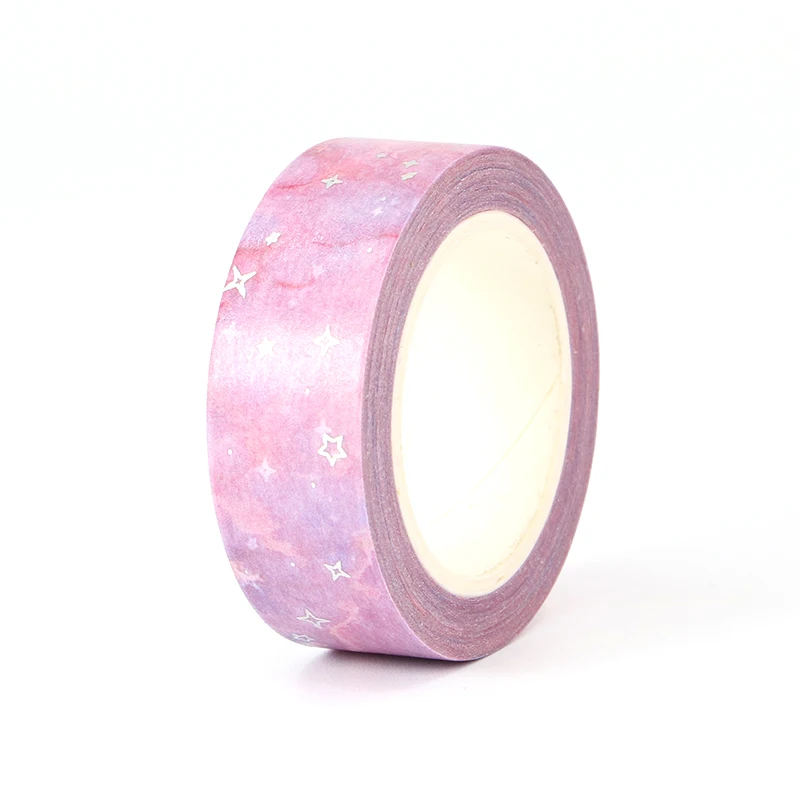 Purple Galaxy Washi Tape Package Box