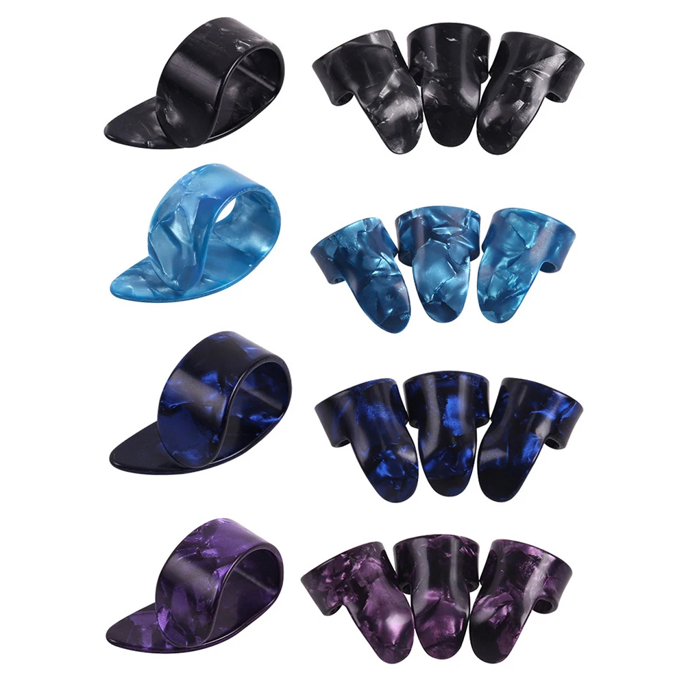 Guitar Bass Celluloid Picks Ukulele Guitar Plectrum Musical Instrument Pick 4pcs