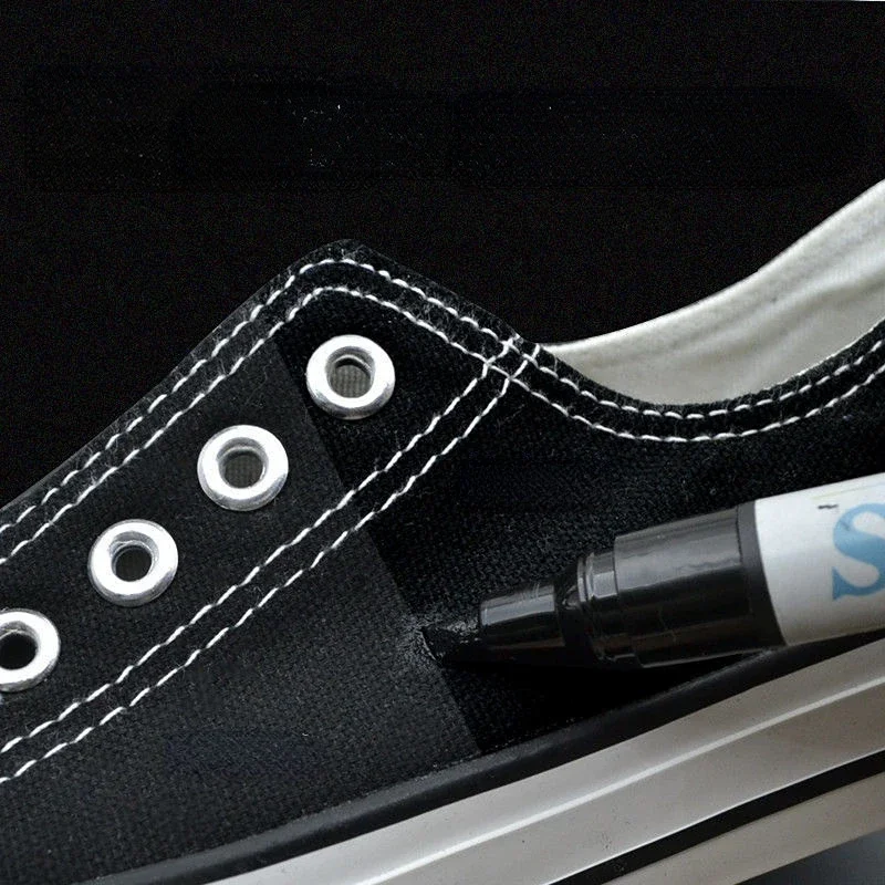 Shoe Whitening Pen Shoes Stains Removal Sneakers Anti-Oxidation Pen Waterproof Repair Complementary Color White Go Yellow Shoe Whitening Cleaning