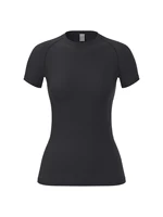 Chemise de compression pour femmes, T-shirt de sport à manches courtes, yoga, course à pied, entraînement de gymnastique d'été, T-shirt extensible à séchage rapide, vêtements 1