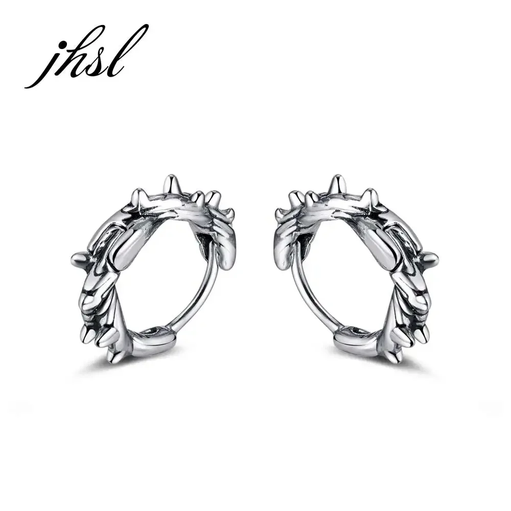 

JHSL Unisex Stud Earrings for Men Women Stainless Steel High Polishing Good Quality Unique Design Fashion Jewelry