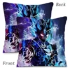 Anime Dragon Balls Z Goku Kawaii Pillow Covers Cartoon Sofa Decorative Home Double-sided Printing Short Plush Cute Cushion Cover 4