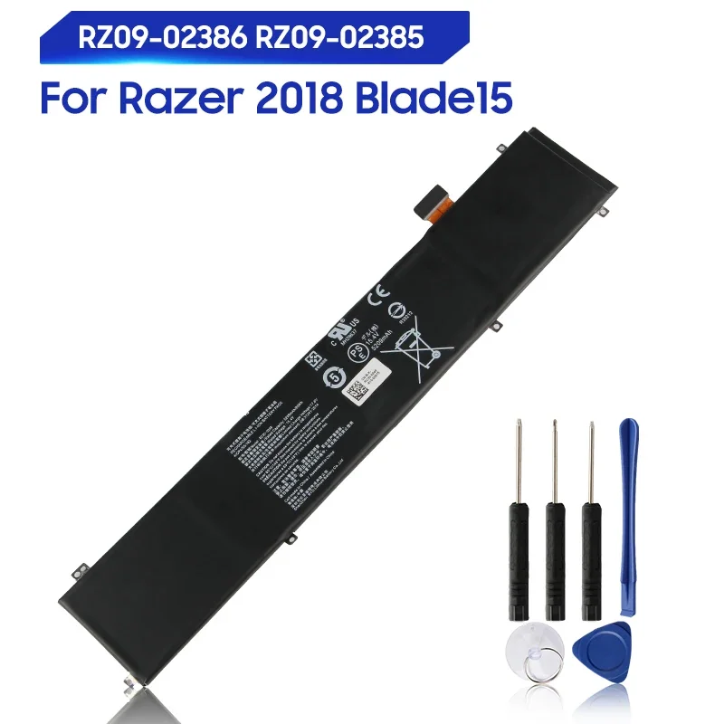 

Сменная батарея для Razer 2018 Blade15 RZ09-02386 RZ09-02385 RZ09-0288, новая перезаряжаемая батарея 5209 мАч