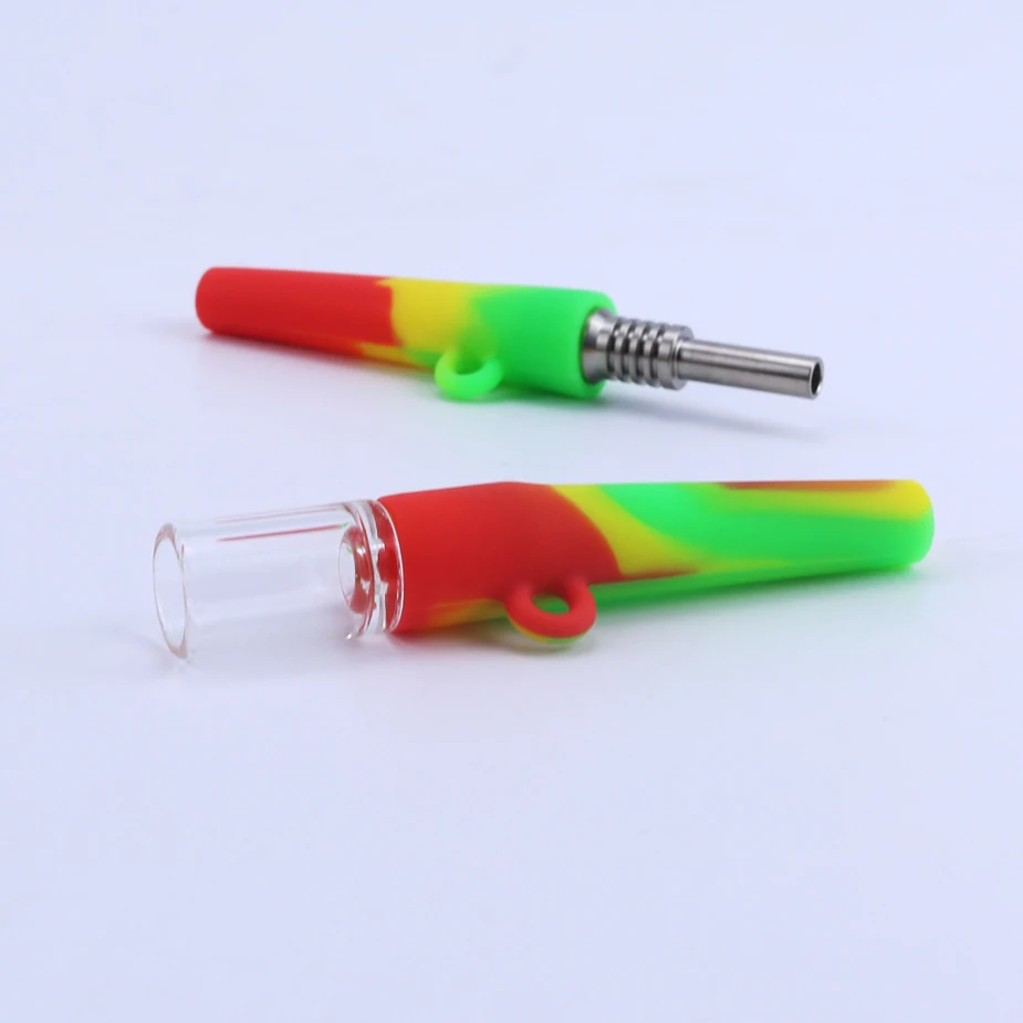 Smoking Pipe Kit Portable Pipe Set Convection Flame Powered Silicone Smoking Pipe Kit Smoking Accessories