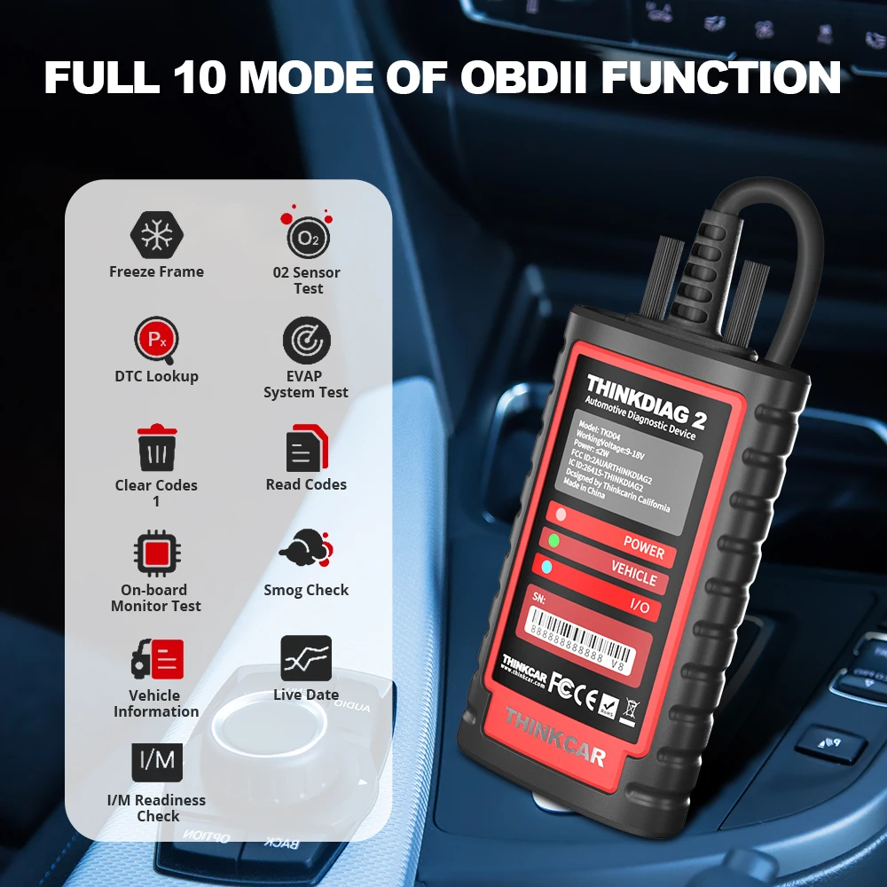 Thinkcar-自動診断ツール,OBD2スキャナー,fdプロトコルの