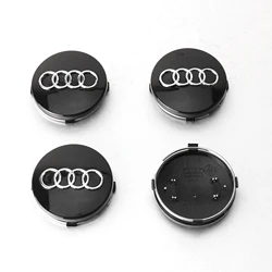 Car Styling Wheel Center Hub Cap Decoration - Auto Exterior Accessory (Black)
