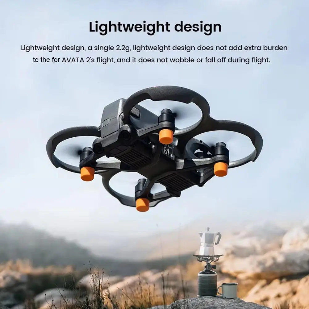 Coussinet Pied Silicone pour DJI Avata 2 - Protection Atterrissage Drone