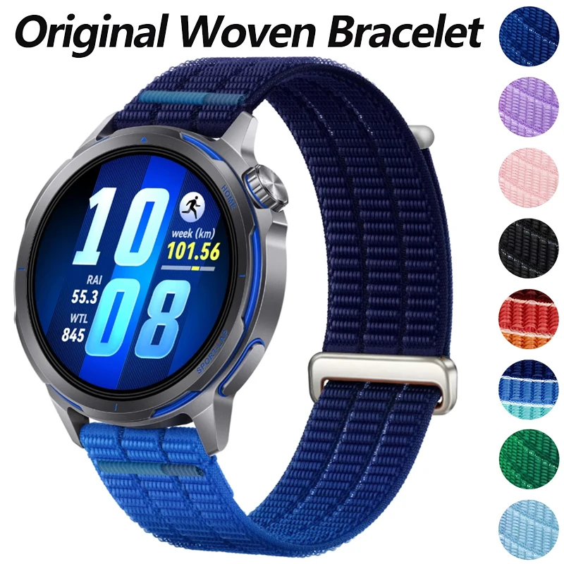 Premium Nylon Sport Band - Durable 22mm Wristband for Smartwatch Enthusiasts