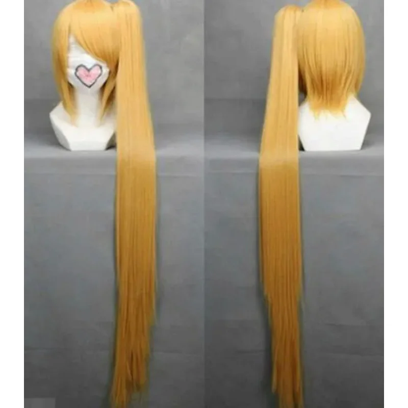 Neru anime cosplay wig 1clip on long nighttail